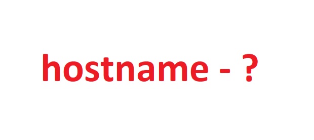 hostname